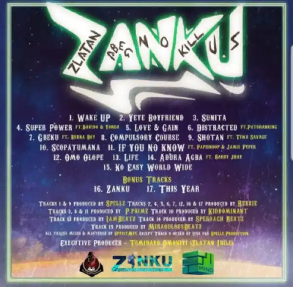 Zlatan Pens Emotional Message To Fans As He Drops Tracklist To Forthcoming Album; “Zanku”